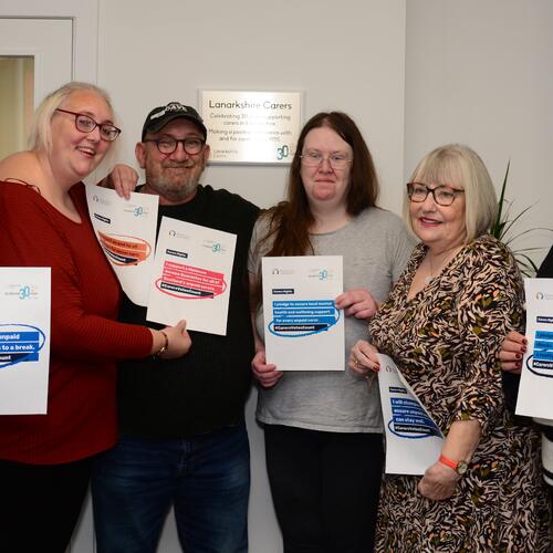 Unpaid carers in Lanarkshire are recognised on Carers Rights Day 2025